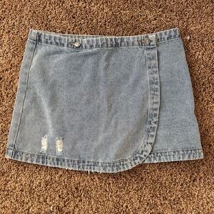 Denim Mini Skirt